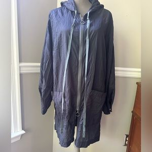 Free People XS Navy Ink Windbreaker